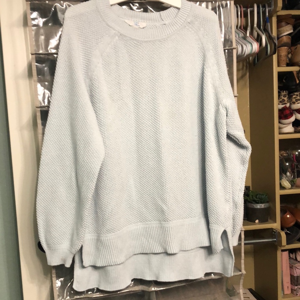 Dusty blue sweater